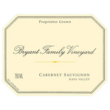 1996 Bryant Family Vineyard Cabernet Sauvignon wine label Napa Valley California USA sold by Angry Wine Merchant