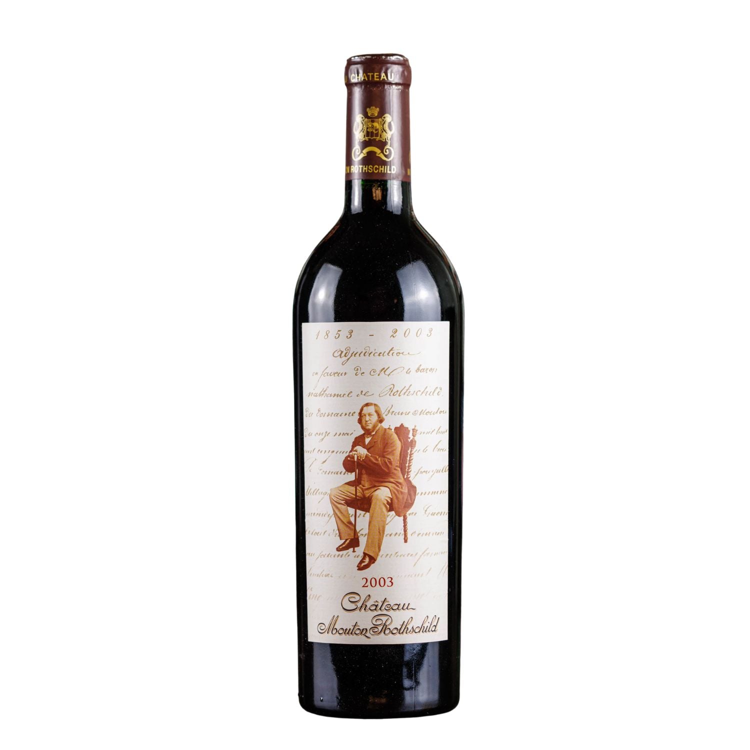 2003 Chateau Mouton Rothschild wine Pauillac Bordeaux France sold by Angry Wine Merchant