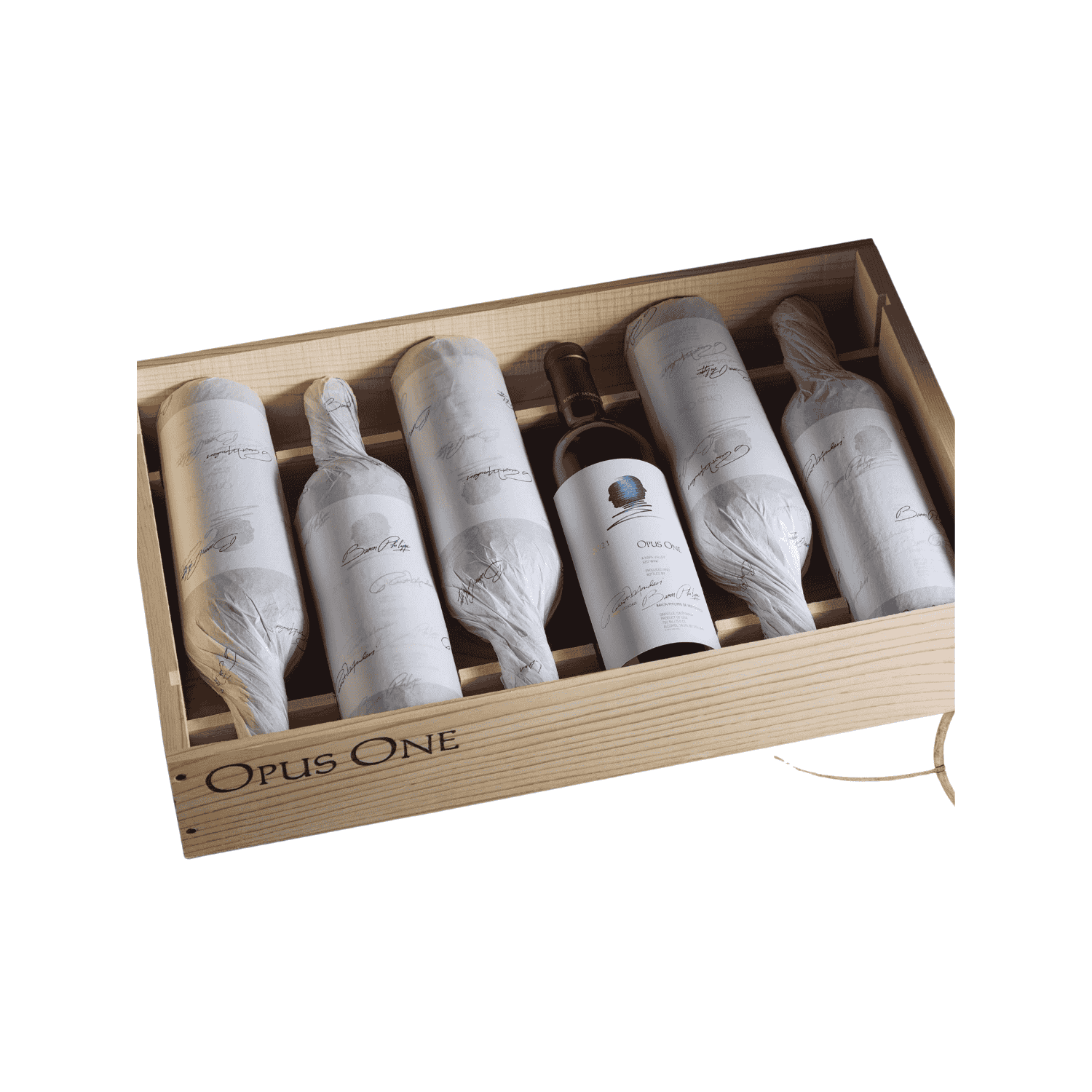 Opus One wine No Lid OWC Napa Valley California sold by Angry Wine Merchant