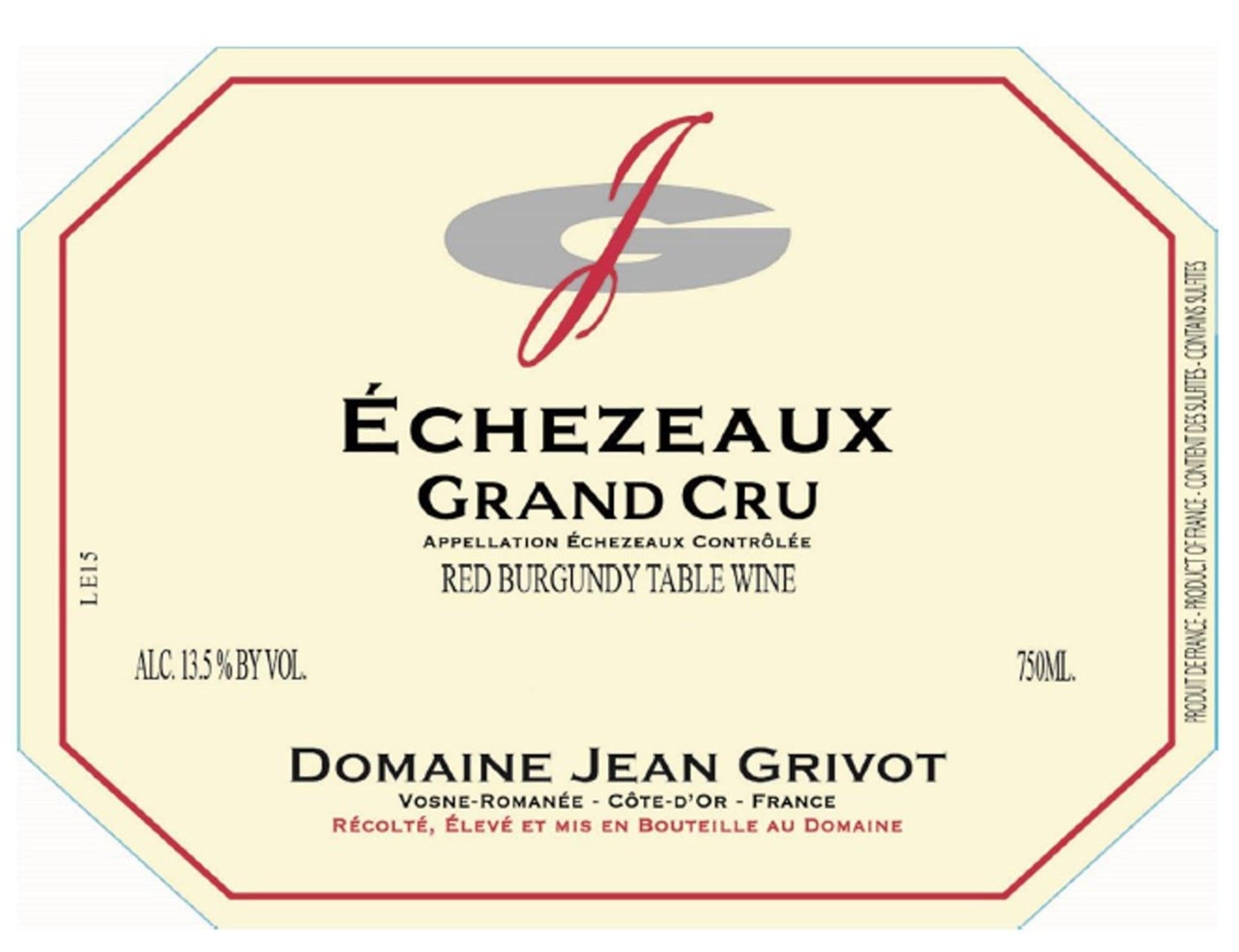 2018 Domaine Jean Grivot - Angry Wine Merchant