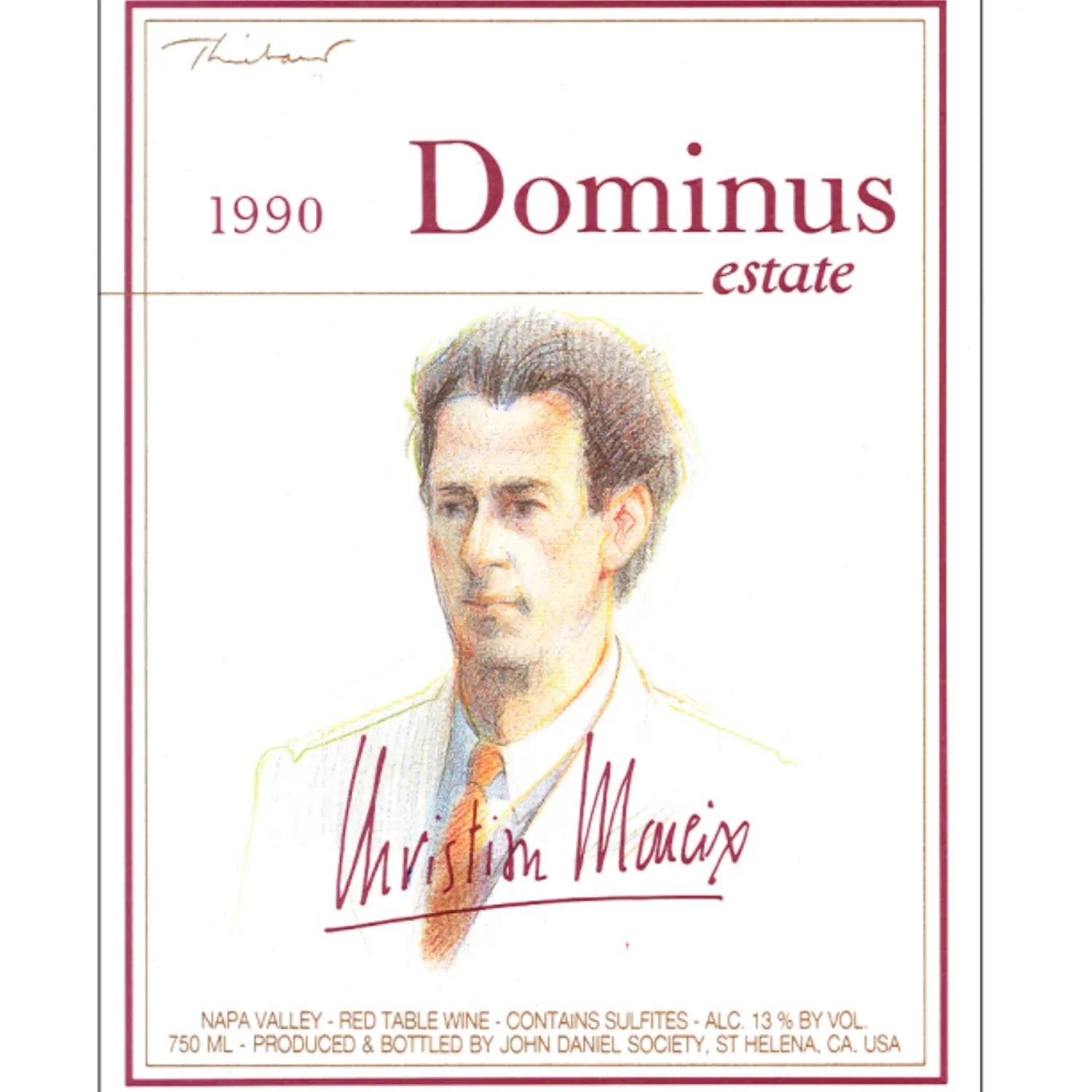 1990 Dominus Estate Christian Moueix wine Napa Valley USA sold by Angry Wine Merchant