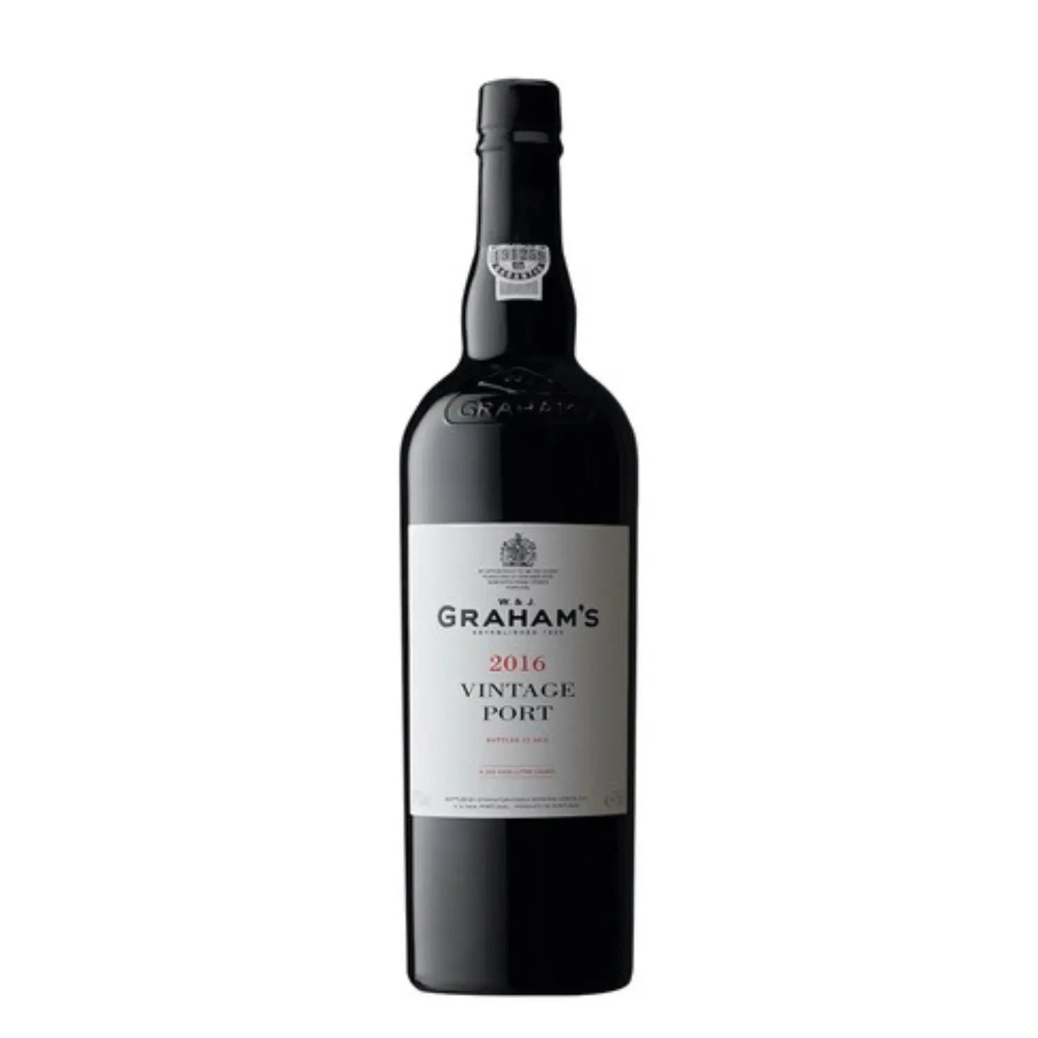 2016 W and J Grahams Vintage Port wine Portugal sold by Angry Wine Merchant