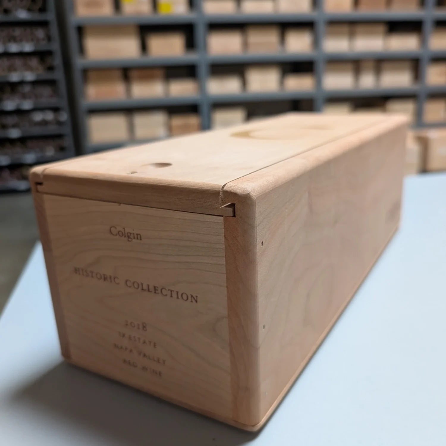 2018 Colgin IX Estate wine gift Historic Collection box, Napa Valley California, sold by Angry Wine Merchant