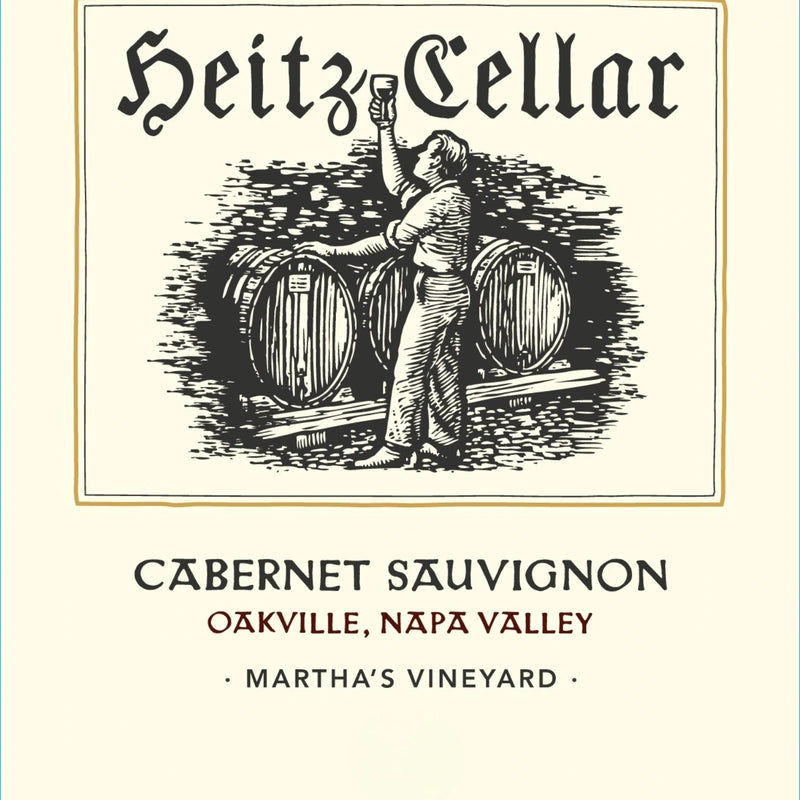 Heitz Cellar Marthas Vineyard Cabernet Sauvignon wine label Napa Valley California sold by Angry Wine Merchant