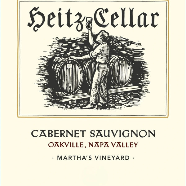 Heitz Cellar Marthas Vineyard Cabernet Sauvignon wine label Napa Valley California sold by Angry Wine Merchant