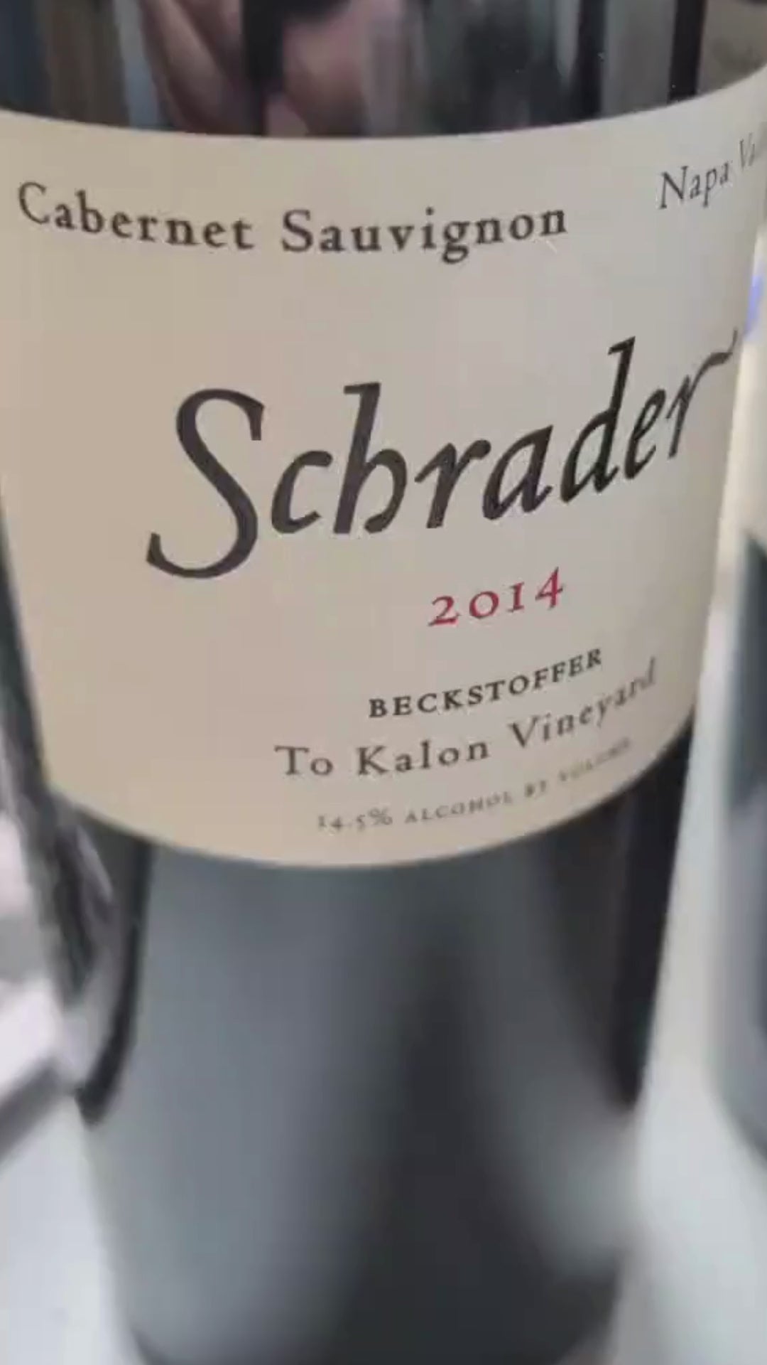 Collection of 2014 Schrader Cellars Napa Valley Cabernet Sauvignon bottles