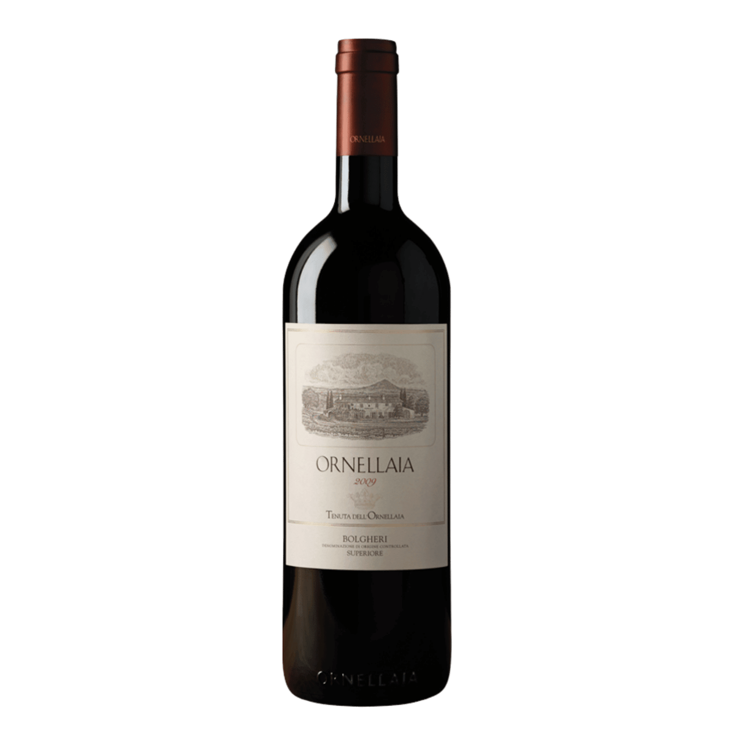 2009 Ornellaia Bolgheri Superiore wine Tuscany sold by Angry Wine Merchant