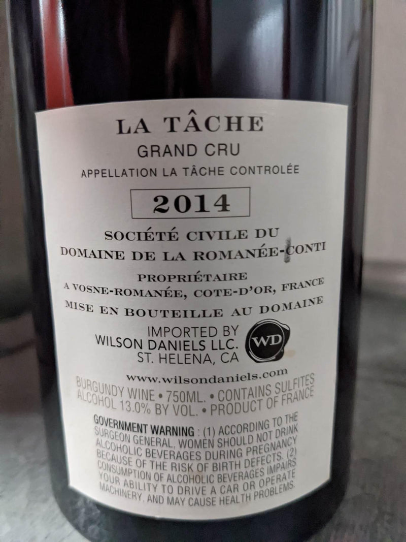 la tache wine