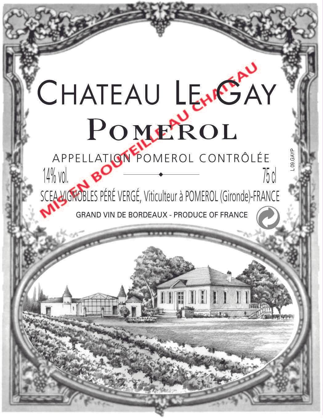 2018 Château le Gay - Angry Wine Merchant