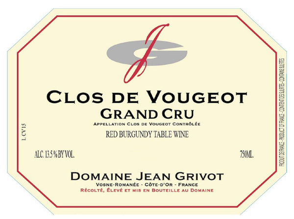 2018 Domaine Jean Grivot - Angry Wine Merchant