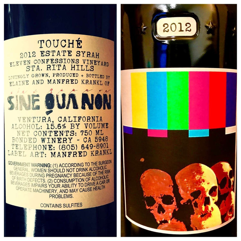 Sine Qua Non Eleven Confessions Vineyard- Angry Wine Merchant
